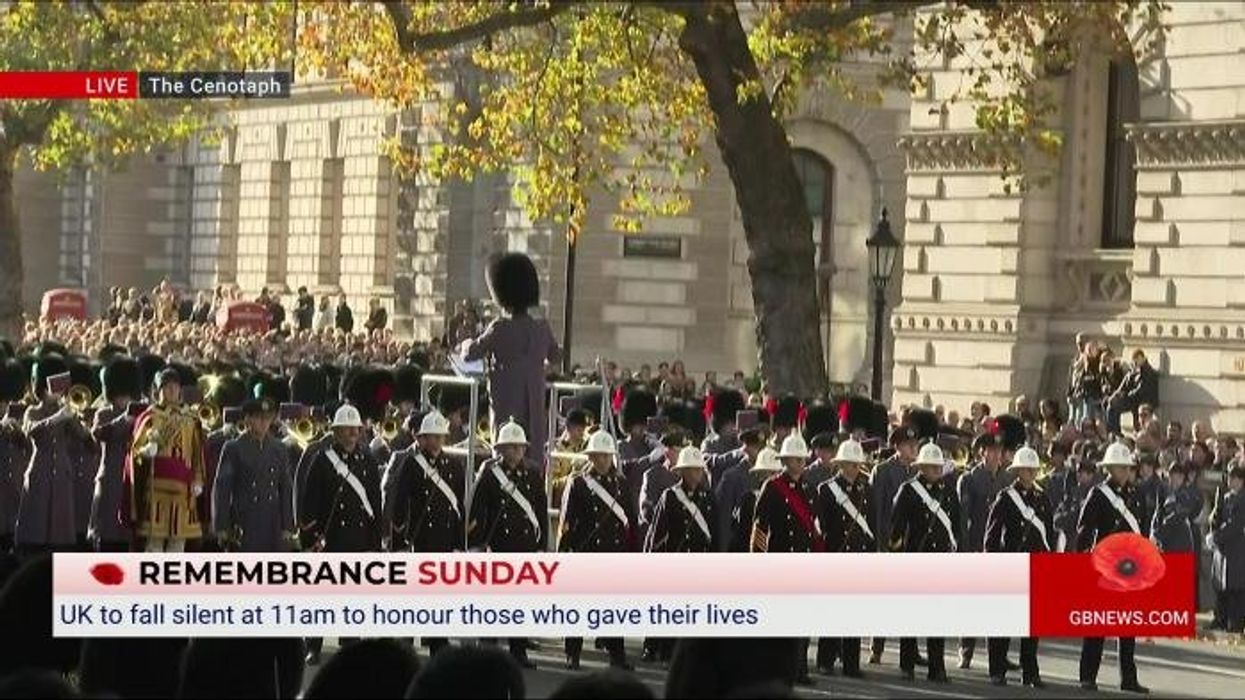 WATCH: First female Archbishop of Canterbury leads service on Remembrance Sunday