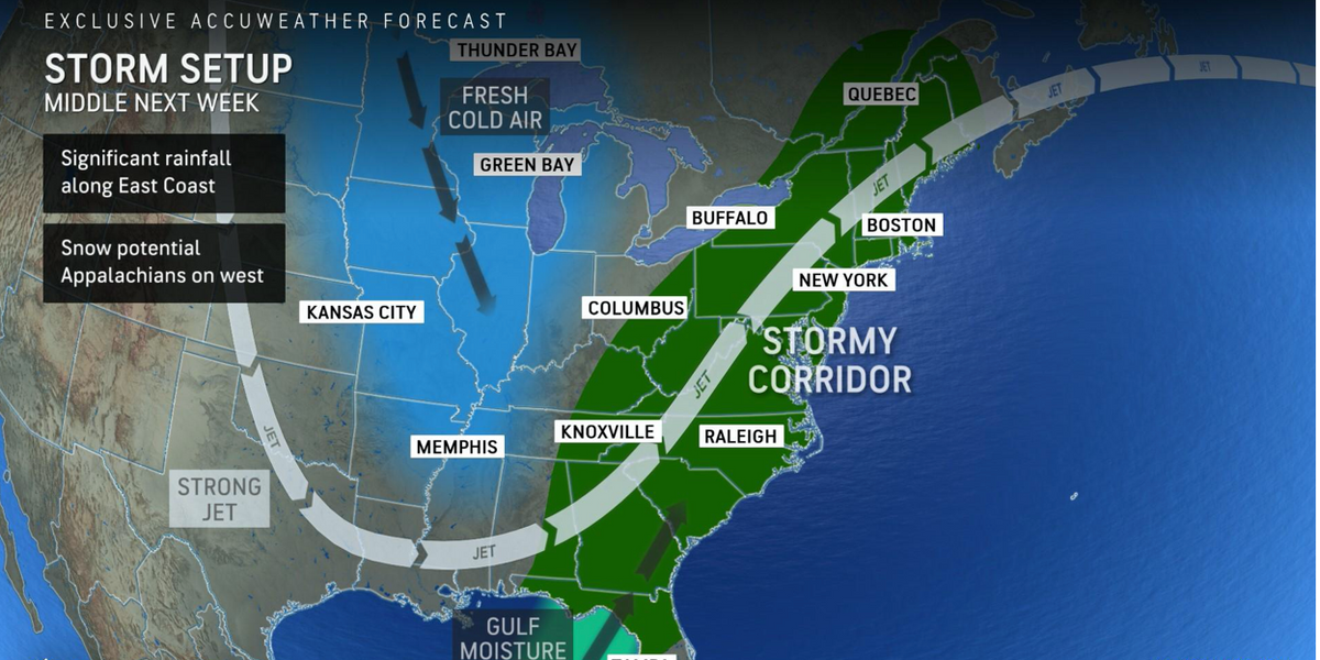 NextImg:US weather: Trio of aggressive 'cyclonic lows' to bring 'reign of misery' as series of storms hit