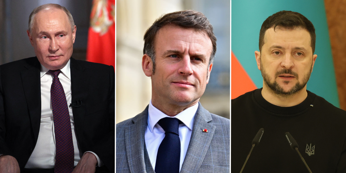 NextImg:Macron warns 'Europe's credibility will be reduced to zero' if Russia wins in Ukraine