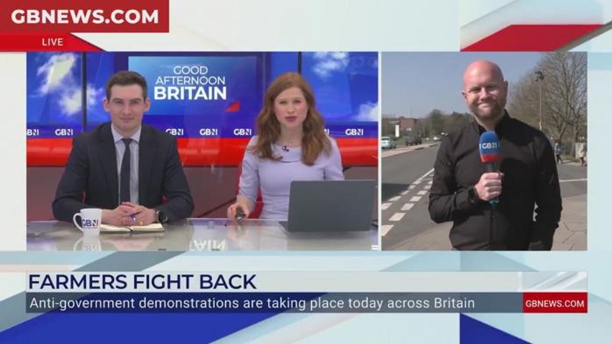 'Pushing us to war!' Farmer takes aim at Labour as tractors storm UK roads in latest protest against inheritance tax raid