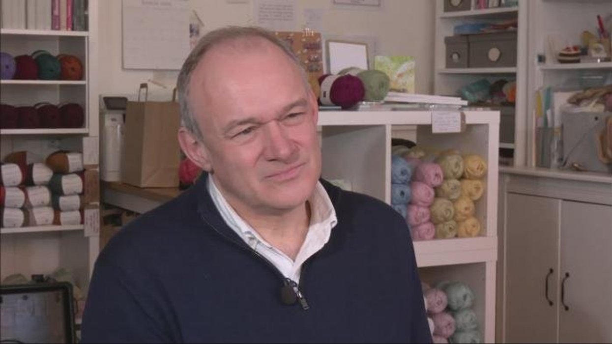 Ed Davey is 'optimistic' about the local elections...if the Lib Dems do well, he may have Donald Trump to thank - analysis by Katherine Forster