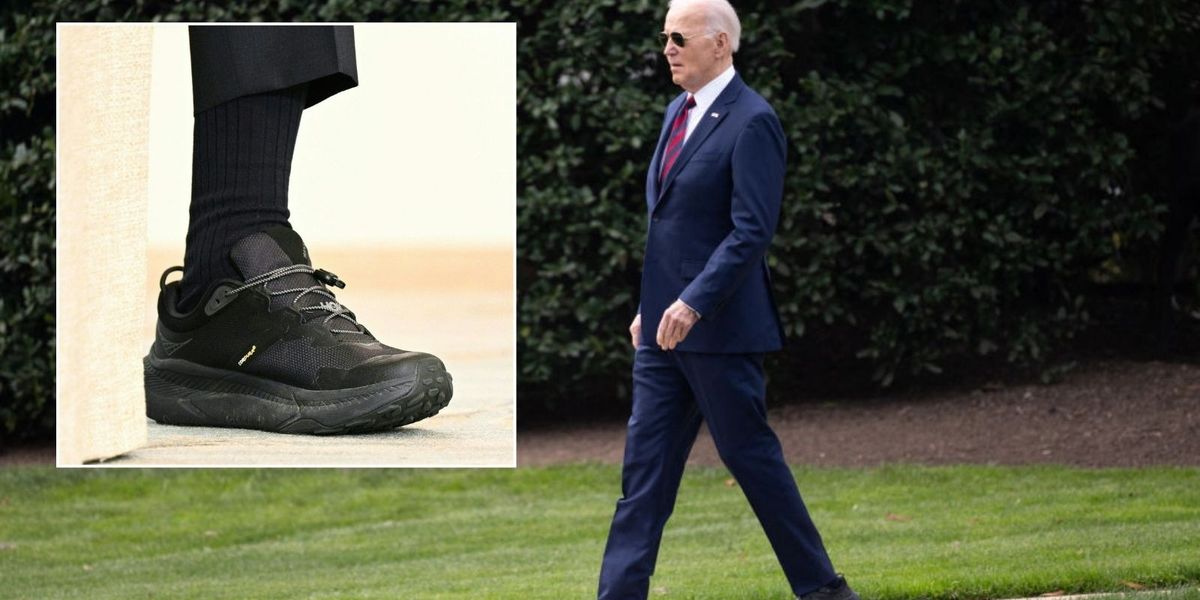 NextImg:Stumbling Joe Biden forced to wear new shoes for 'maximum stability' after 'tripping so much'