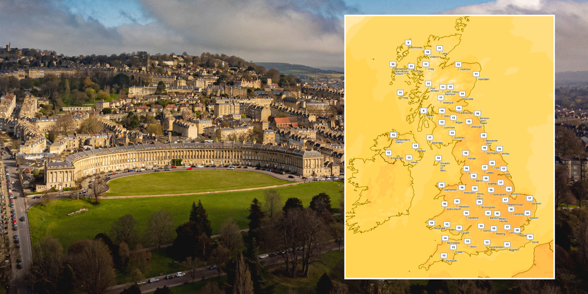 NextImg:UK weather: Britain to bask in 18C warm blast before 'Scandinavian cold snap' to send mercury spiralling