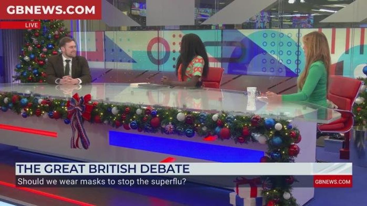 'It got STUPID!' GB News guests engulfed in fiery row over wearing masks to stop 'super flu'