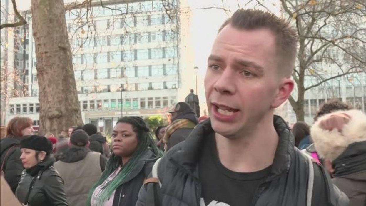 ‘People are being left with impossible choices to make!’ Protesters hit out at rising rent prices as they demand rent controls