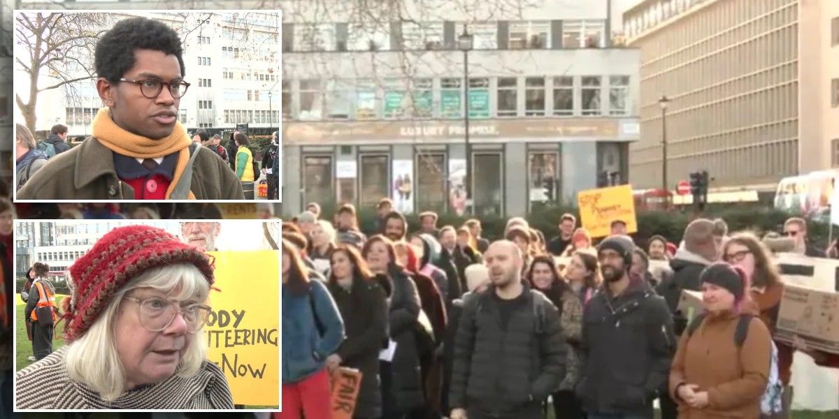 NextImg:Protesters hit out at rising rent prices as they demand rent controls - ‘People are being left with impossible choices to make!’