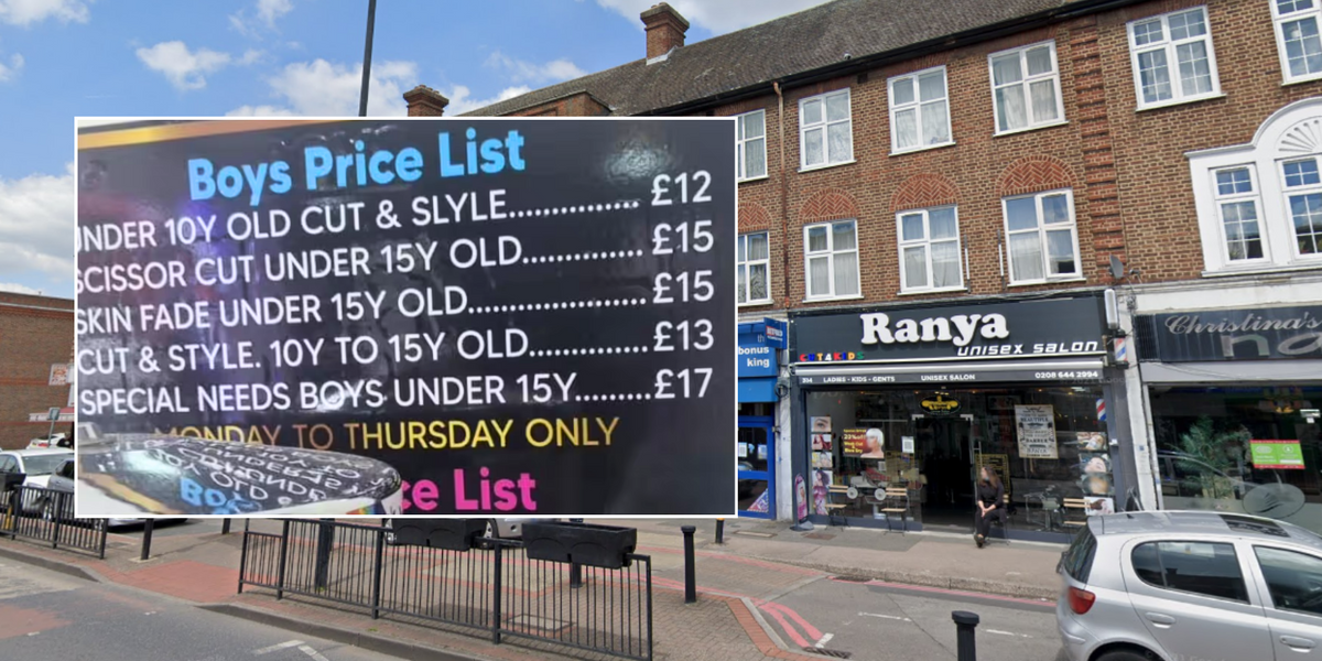 NextImg:London hairdresser sparks outrage for appearing to charge extra for 'special needs' cuts - 'Awful!'