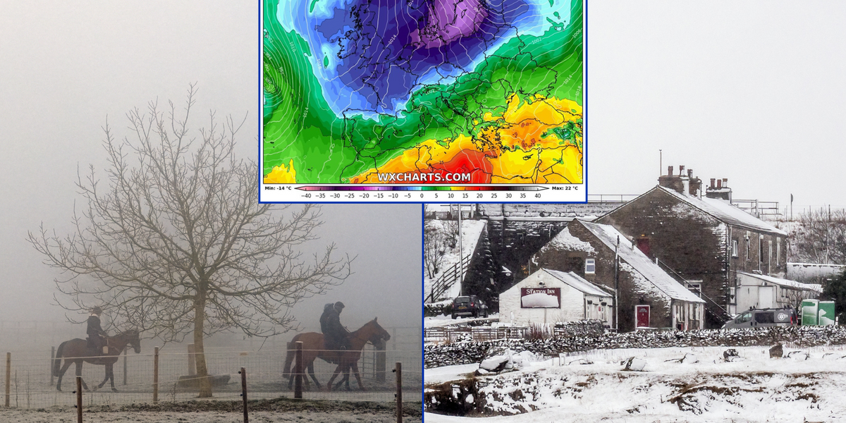 NextImg:UK weather: 'Scandinavian cold snap' to send mercury spiralling as Britain braces for -4C shock
