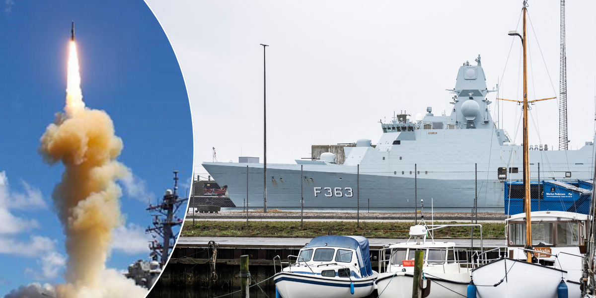 NextImg:Double blow for Nato as Danish navy suffers second missile failure just weeks after Houthi attack