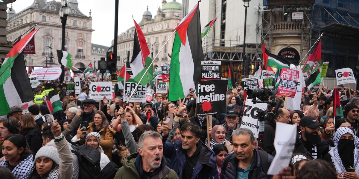 NextImg:Pro-Palestine protest: Police told 'do not bow to pressure' from demonstrators and MPs after using powers to crack down on march