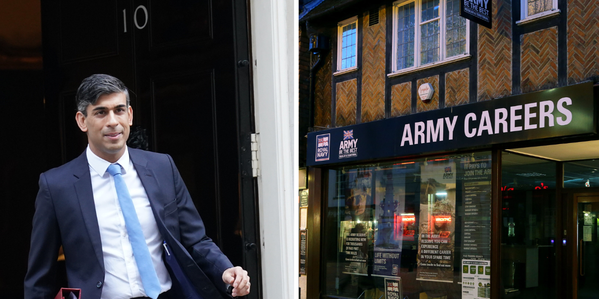 NextImg:Downing Street RULES OUT conscription as Russian threat rises
