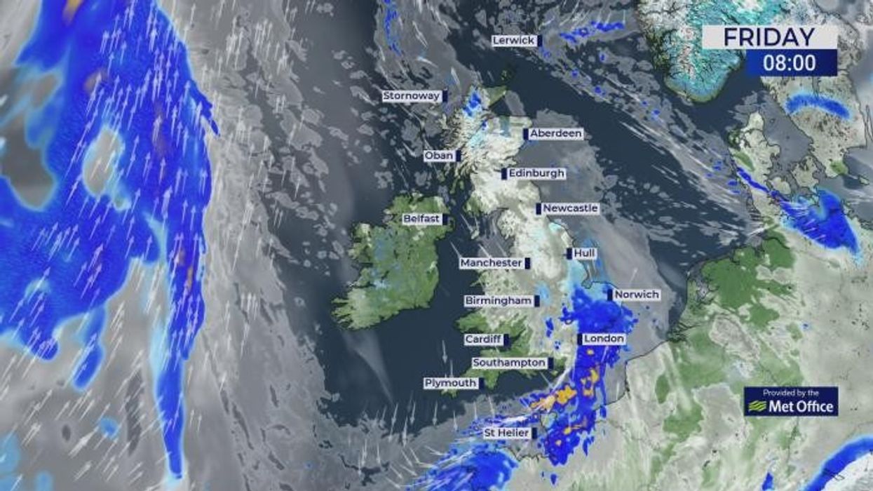 UK weather: Gale-force winds to blast Britain as 'cold anticyclone' battles with 'stormy Atlantic' to threaten snow alert