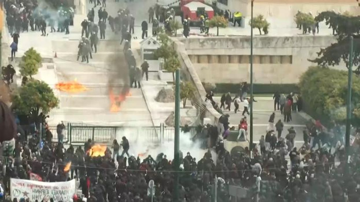 Greece erupts in violence as protests engulf country on second anniversary of deadly train crash that killed 57