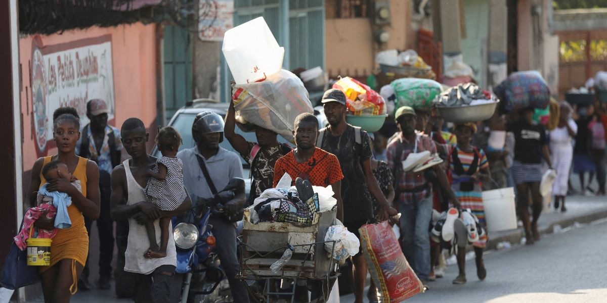 NextImg:Haiti massacre leaves thousands homeless after gang violence leads to 4,000 prisoners escaping