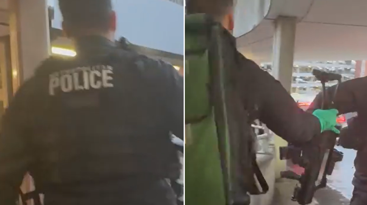 WATCH: Heathrow eyewitness shares 'chaotic' footage of armed police storming multistorey car park