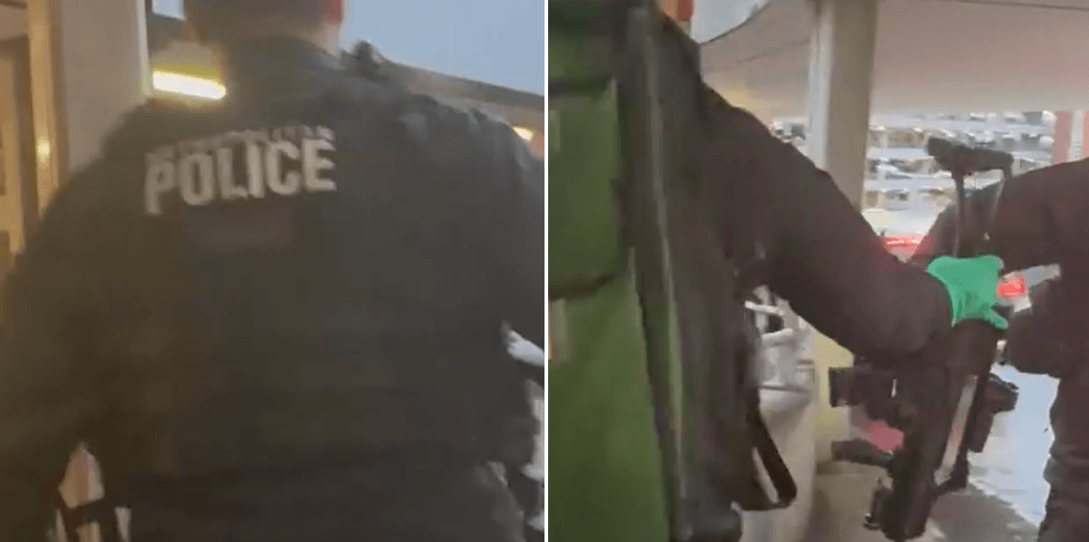 Heathrow eyewitness shares ‘chaotic’ footage of armed police storming multistorey car park Heathrow eyewitness shares ‘chaotic’ footage of armed police storming multistorey car park