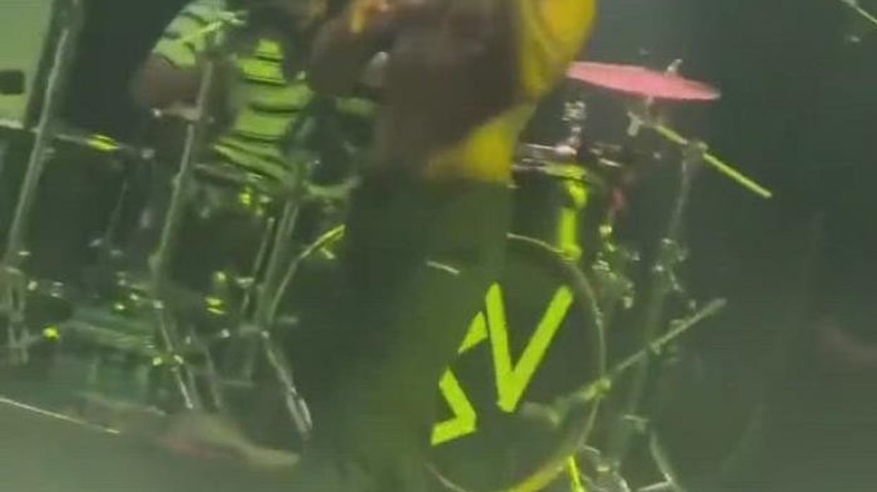 Bob Vylan spark outrage as they brand Charlie Kirk 'piece of s***' in 'vile' on-stage rant after 31-year-old's death: 'A disgrace to humanity!'