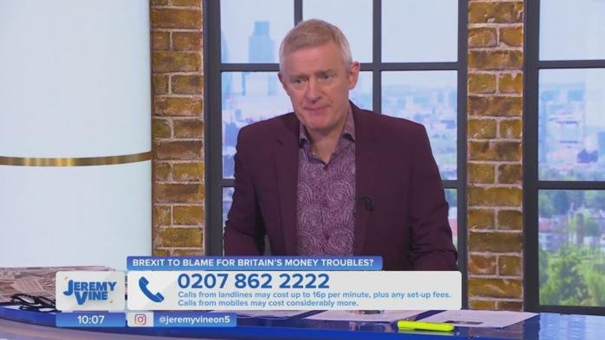Channel 5 Vine caller explodes as 'desperate' guest blames Farage and Brexit for Labour government failings: 'It's Reeves and Starmer's doing!'