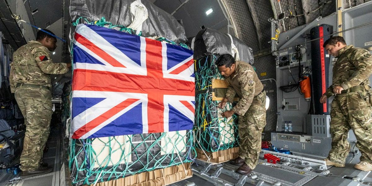 NextImg:UK takes part in largest international aid airdrop into Gaza