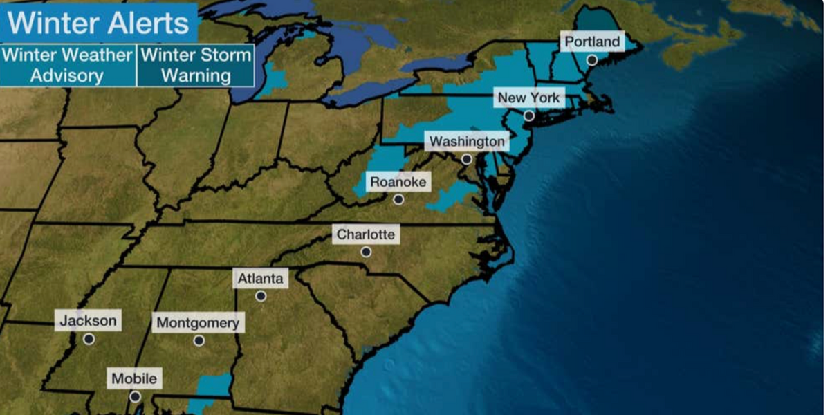 NextImg:US weather: Two-sided storm attack to unleash heavy snow on America amid -40C freeze