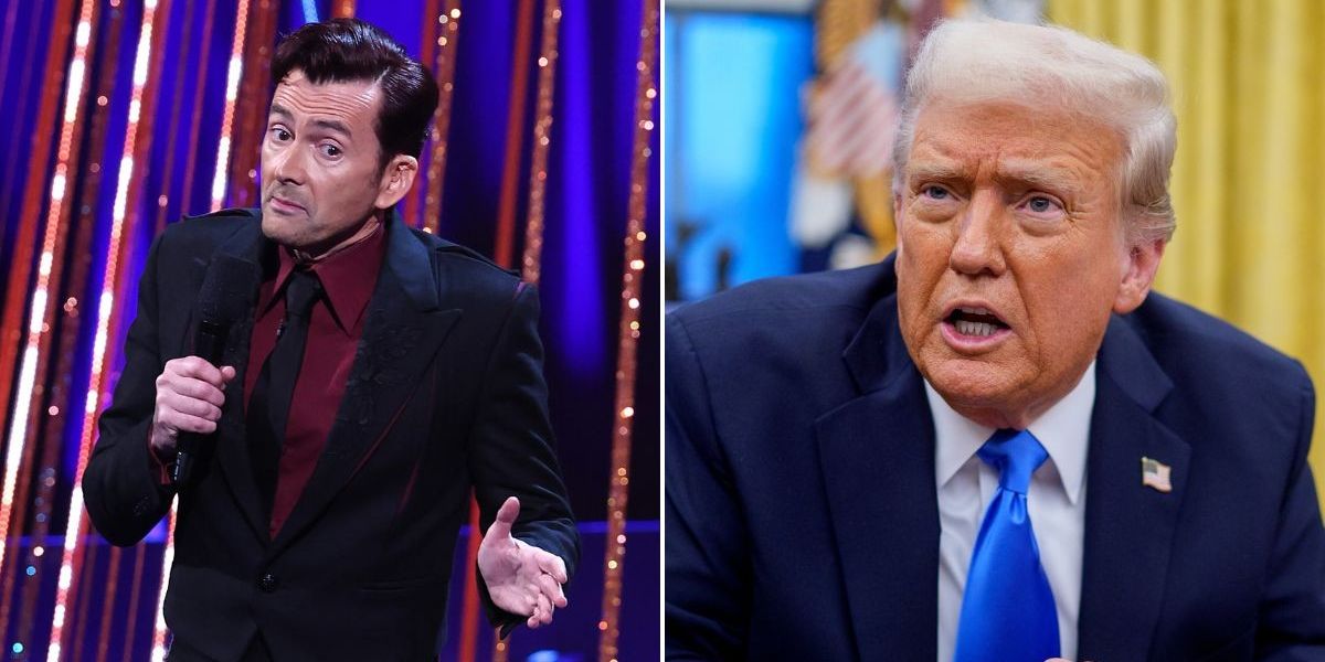 NextImg:BBC under fire for cutting Donald Trump jokes from David Tennant Bafta speech: 'Chickens!'