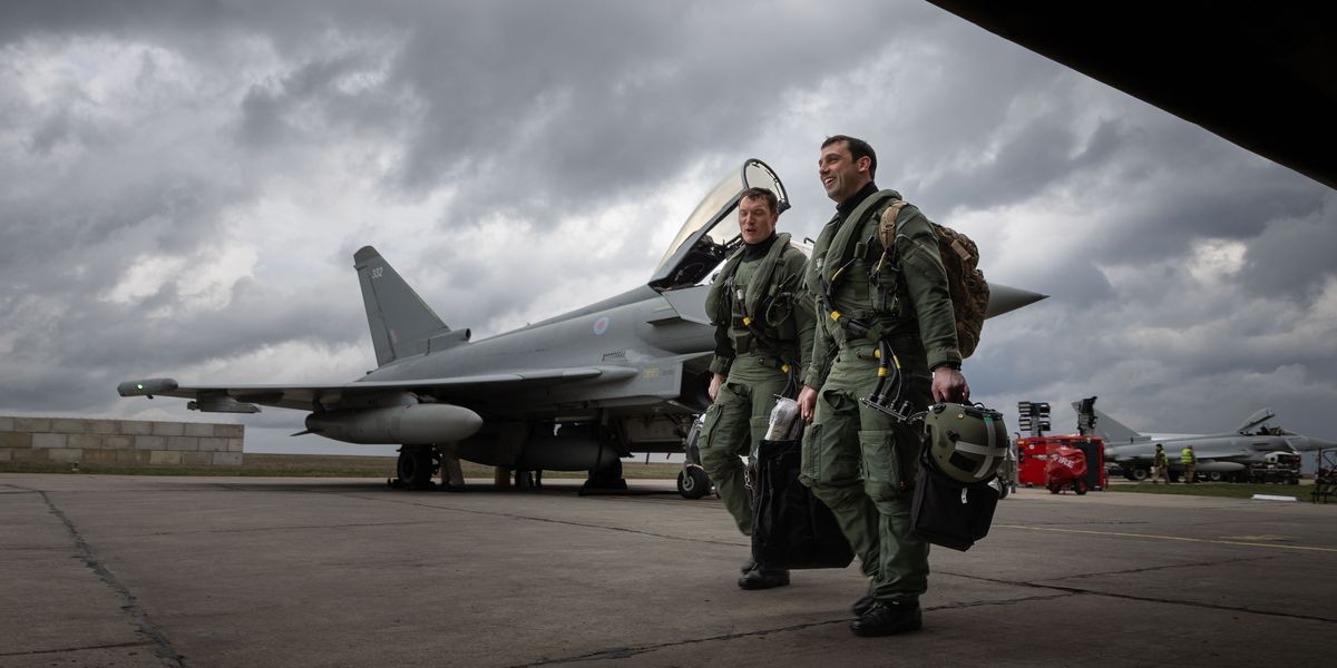 NextImg:RAF fighter jets head to frontline to defend Nato from Russian threat as Ukraine war intensifies
