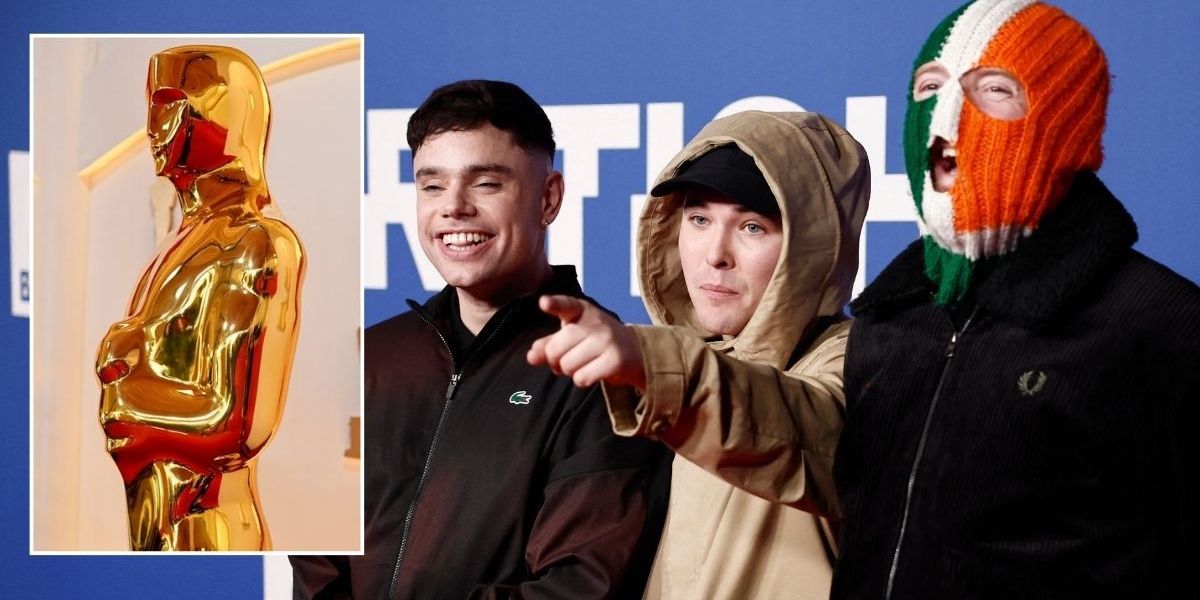 NextImg:Anti-British hip-hop band Kneecap fume 'f*** the Oscars' as Belfast trio snubbed by Hollywood awards