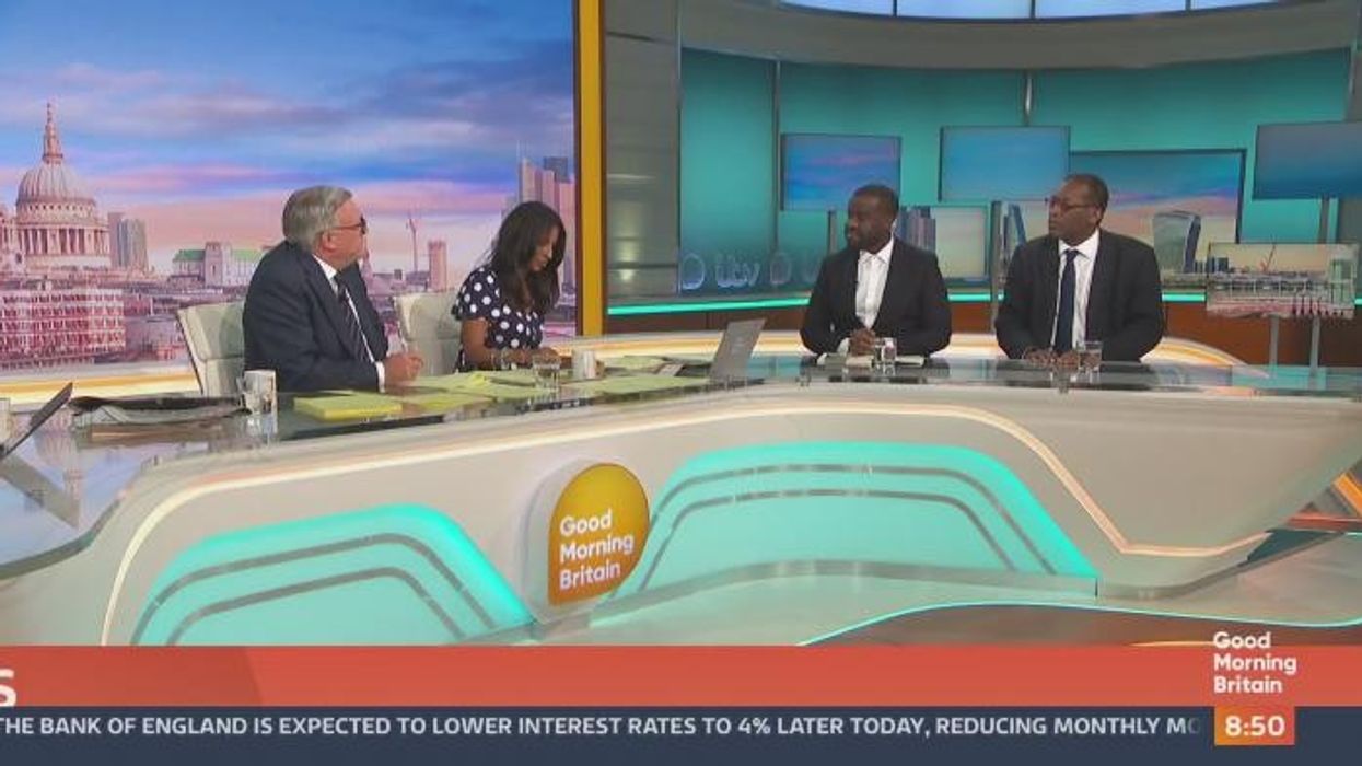 ITV GMB 'impartiality' row explodes as fans slam Ed Balls response to first migrant detainees: 'Reading from wife's script!'