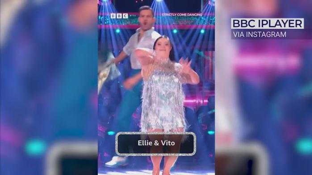 Ellie Goldstein speaks out after sparking concern as BBC Strictly fans spot 'agitated' moment with co-stars