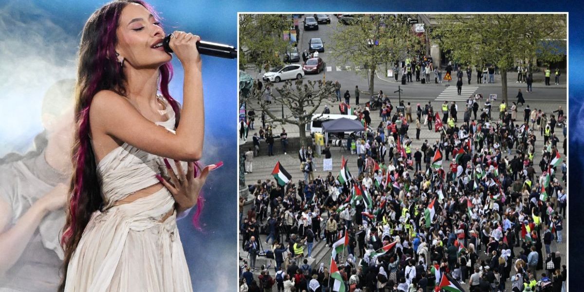 NextImg:Eurovision host city Malmo flooded with pro-Palestine protestors - hours before Israel act performs