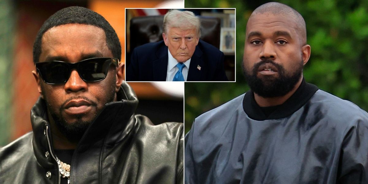 NextImg:Kanye West sparks fury days after 'naked' Grammys row as he calls on Trump to 'free P Diddy' in bizarre rant