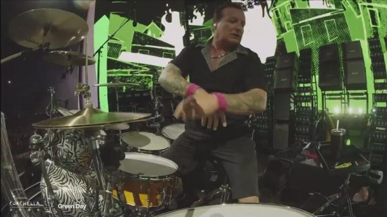 Green Day alters lyrics of hit song as they launch blistering attack against Donald Trump at Coachella gig