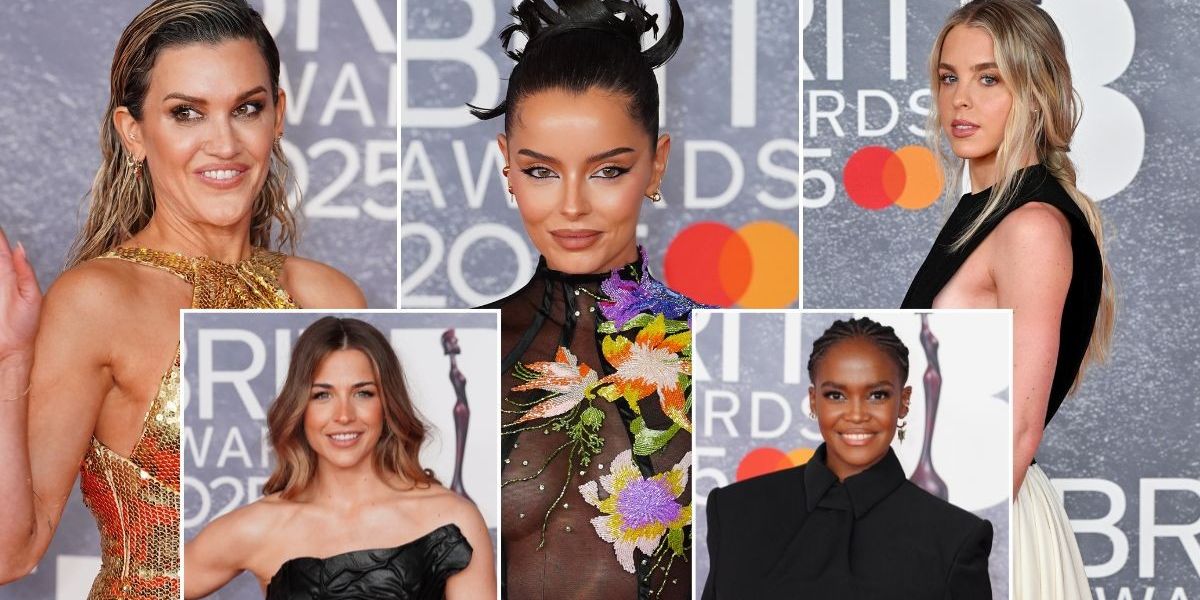 NextImg:Maura Higgins shocks with SEE-THROUGH dress as she leads big names at Brit Awards 2025 red carpet