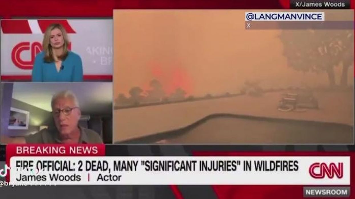 James Woods, 77, breaks down in tears as he shares 8-year-old niece's heartbreaking plea amid California wildfires