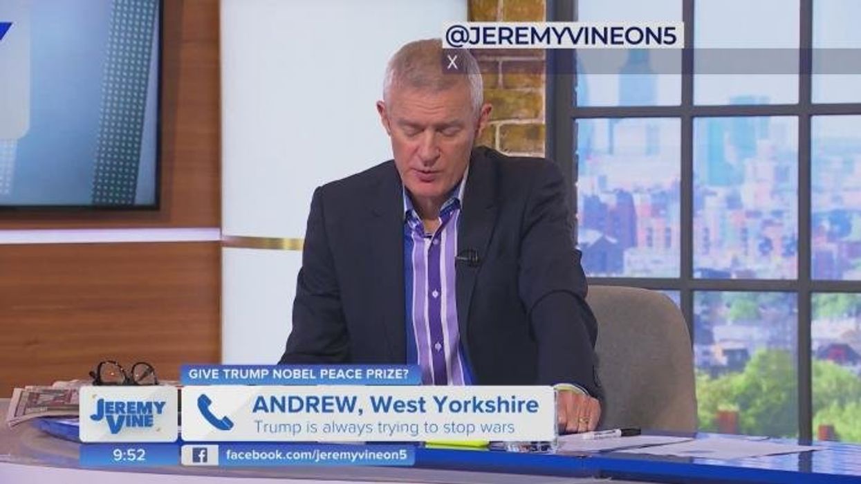 Channel 5 Vine viewers outraged as guest fumes Greta Thunberg 'done more for PEACE' than Donald Trump: 'You talk BULLS***!'