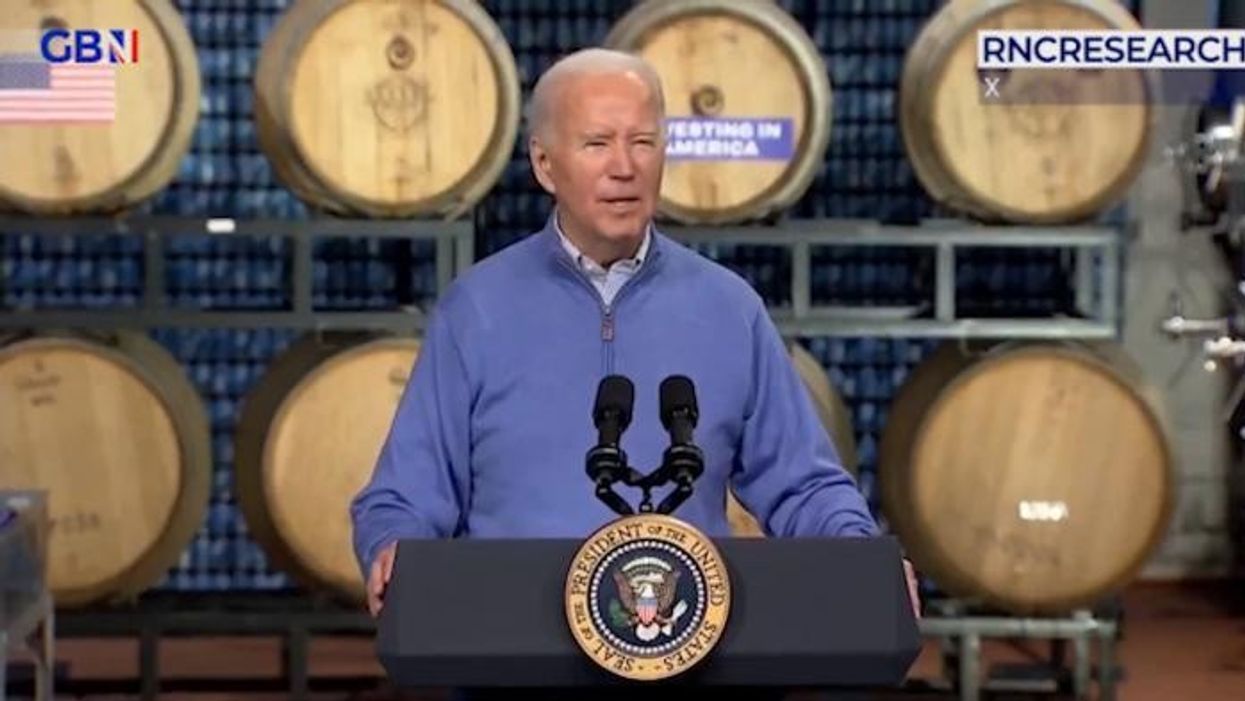 Biden gaffe goes viral after President's awkward, inaudible bumbling of words
