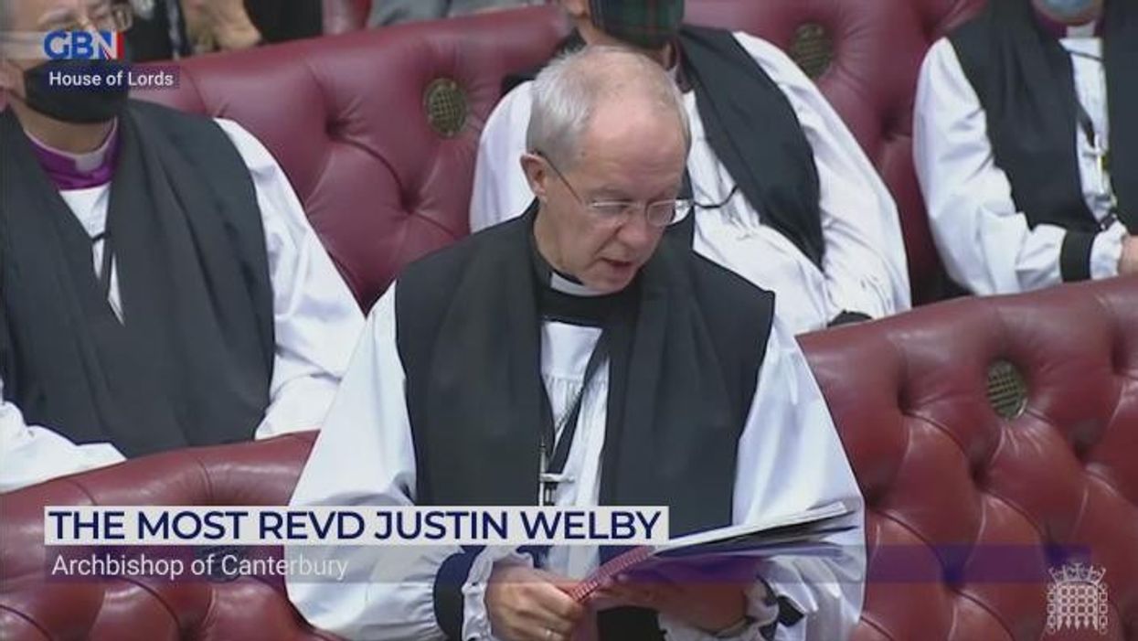 'If Rishi is to launch Rwanda flights on a wing and a prayer he'll need Justin Welby's help,' says Nigel Nelson