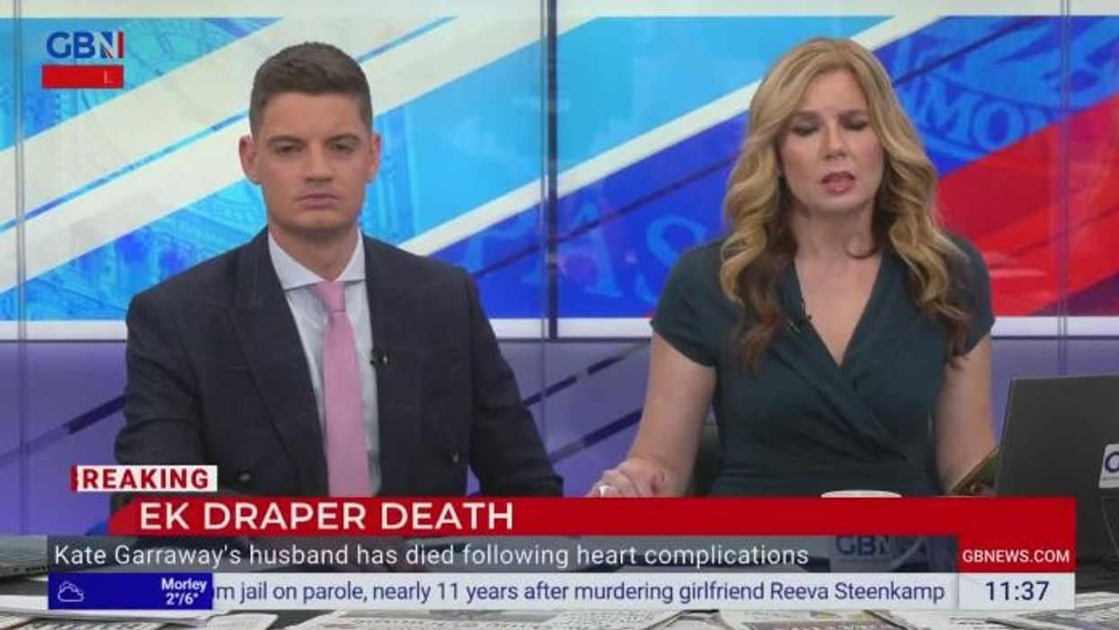 Kate Garraway looks teary-eyed as bids farewell to beloved husband Derek Draper at star-studded funeral