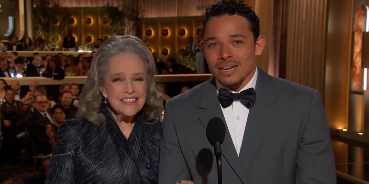 NextImg:Kathy Bates, 76, sparks concern as Golden Globes viewers distracted by appearance during ceremony