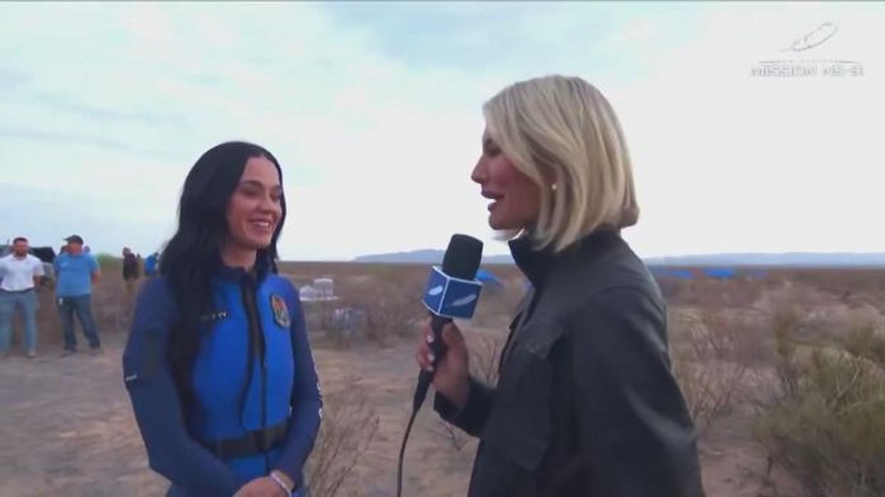 Katy Perry space flight blasted as 'gluttunous' as furious celebrities hit back at Blue Origin mission