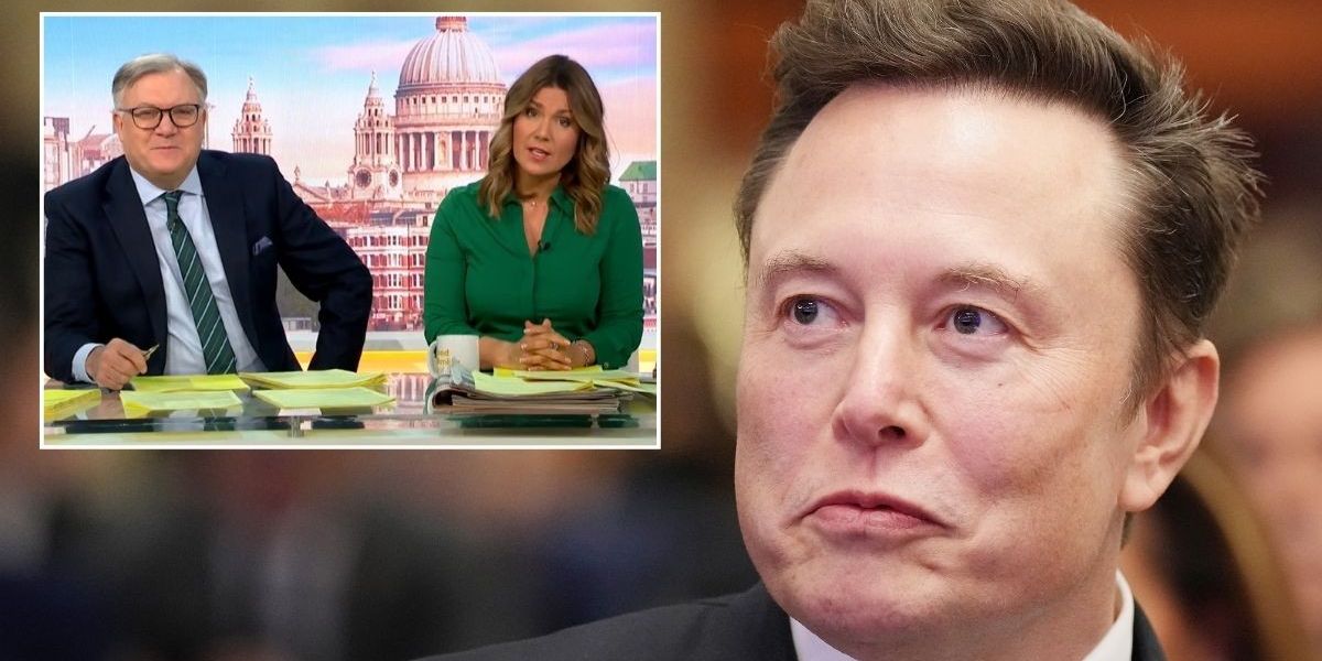NextImg:Elon Musk rips apart ITV GMB with one-word verdict as viewers show support of UK politics rants