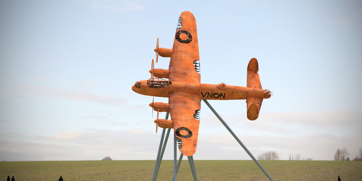 NextImg:Lancaster bomber landmark honouring ‘British values’ pleads for fresh donations