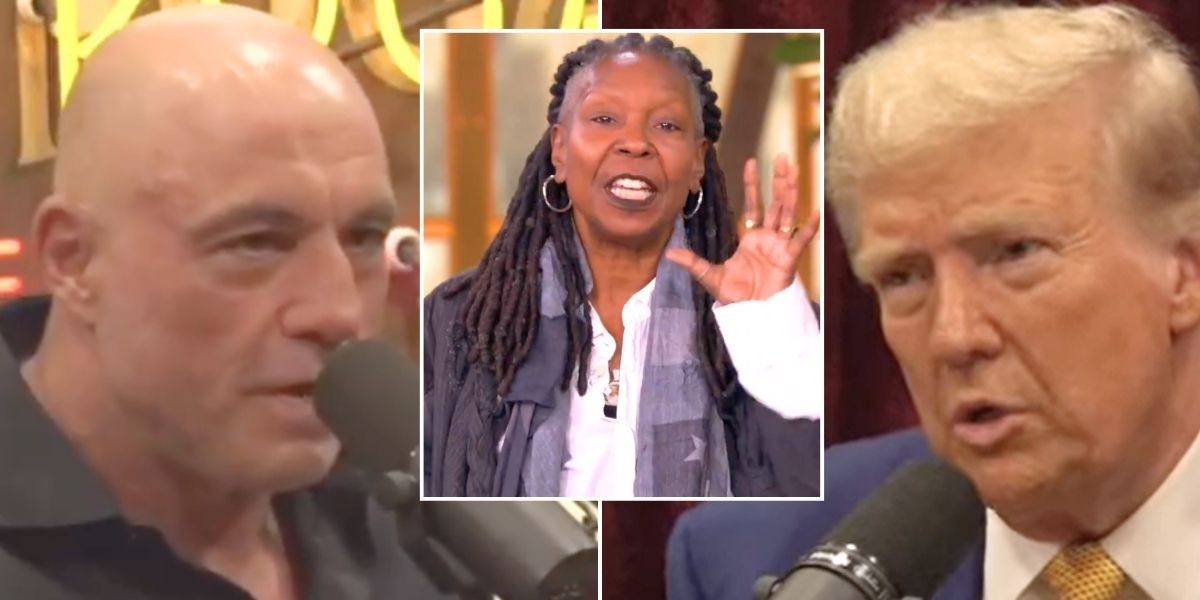 NextImg:Whoopi Goldberg blasted for 'cringeworthy' Trump-Rogan podcast rant as she fires back at 'fake news'