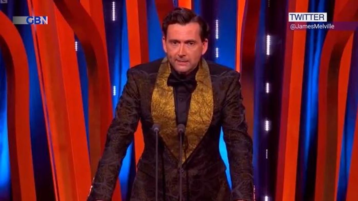 David Tennant wastes no time targeting Donald Trump in opening Bafta monologue as he ridicules US President: 'A villain!'