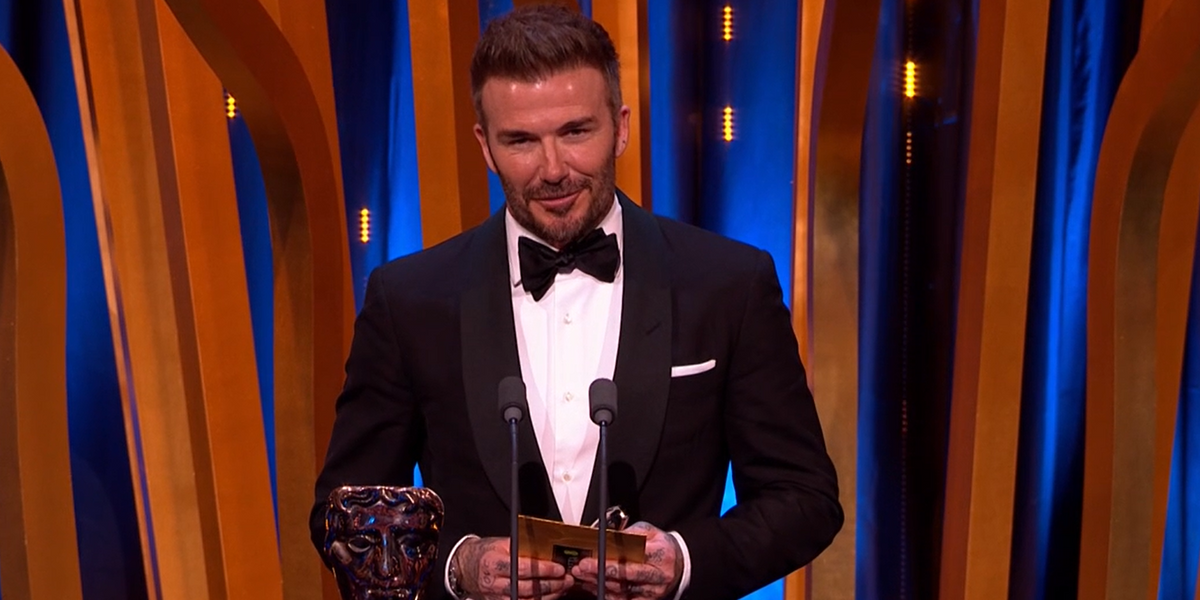 NextImg:David Beckham accused of 'pandering to Americans' with BBC Baftas speech: 'It's British awards!'