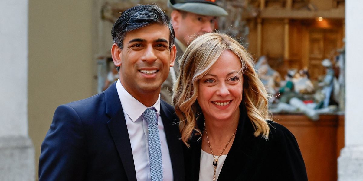 NextImg:BBC impartiality row erupts as broadcaster brands Sunak-Meloni meeting 'far-right rally'