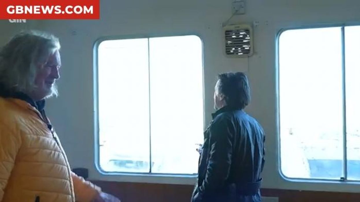 James May shut down by Top Gear co-star Richard Hammond as they revisit BBC show site: 'We won't talk about that'