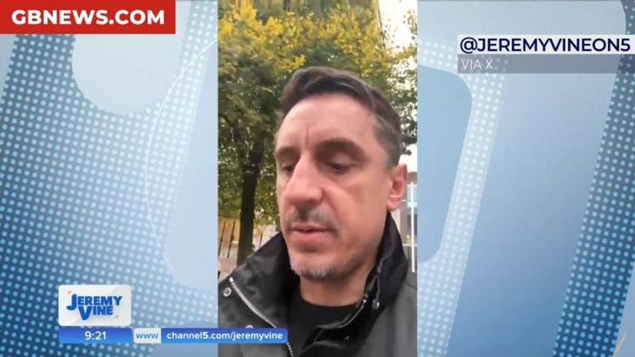 Channel 5 Vine fury as guest leaps to Gary Neville defence amid 'angry white men' row: 'Patriotism has NOTHING to do with racism!'