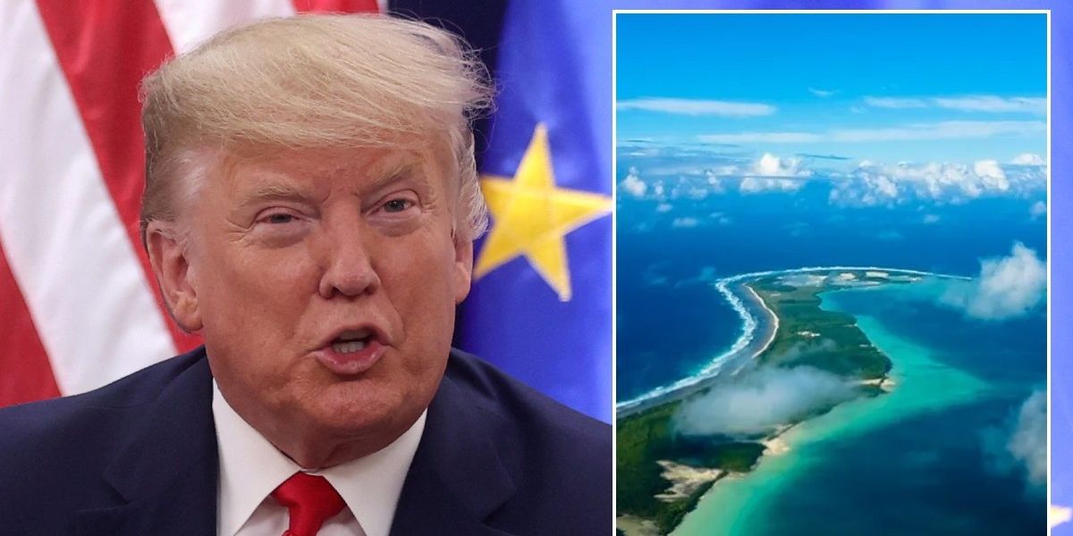 NextImg:Donald Trump hailed as 'beacon of hope for Chagos' as he 'could save islands from Starmer's sneaky deal'