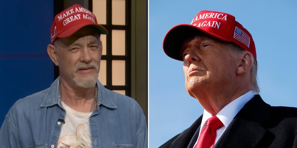 NextImg:Tom Hanks sparks fury as he portrays 'racist' MAGA fan in ‘tone deaf’ anti-Trump sketch: 'Offensive'